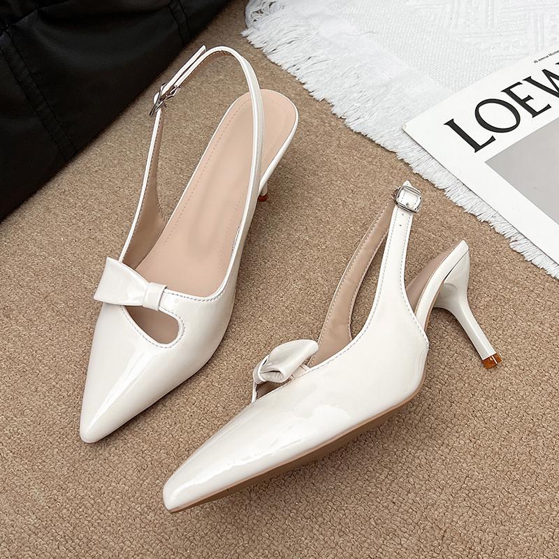 Fashion 2025 Summer Gladiator Low Heel Women Sandals Fashion Pointed Toe Dress Street Style Pumps Zapatos De Mujer