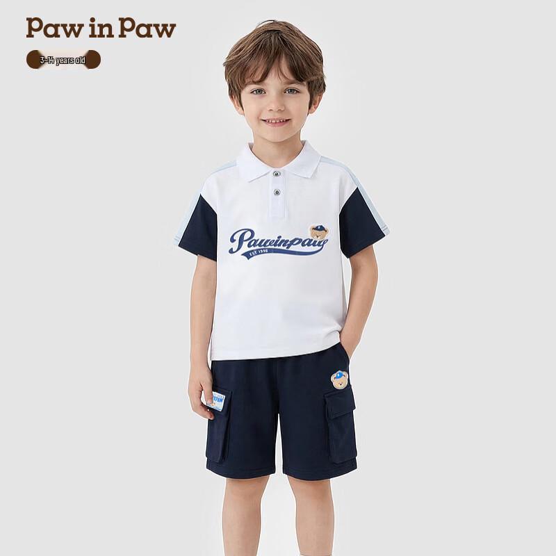 PawinPaw Boy s Cartoon Bear Summer Tracksuit 110