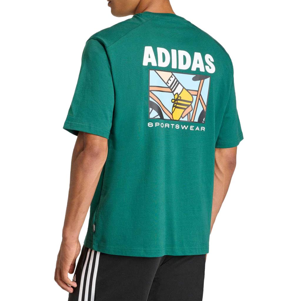 Adidas Animal Print Crew Neck T-Shirt Men tops KE4339