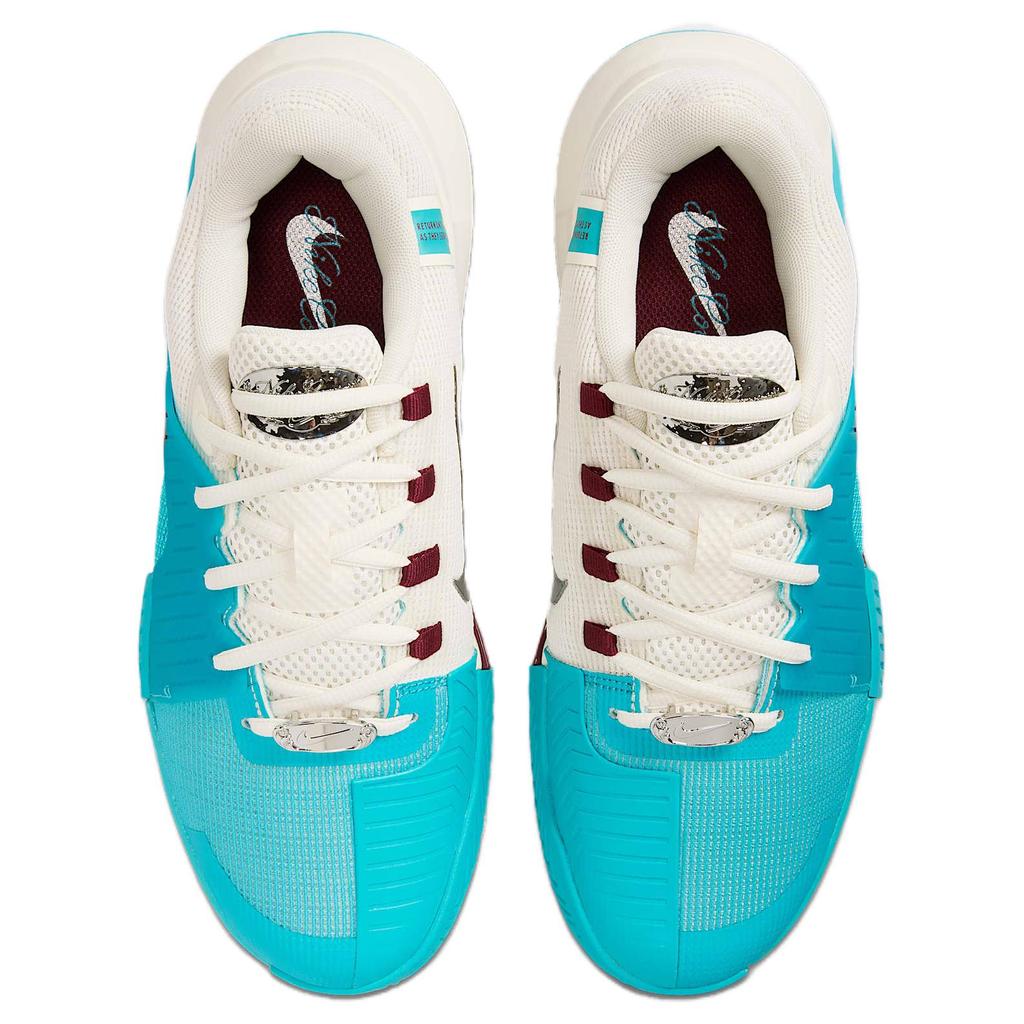 Nike Zoom GP Challenge 1 Premium HC Dusty Cactus Dark Team Red Women Sneakers Blue Pale-Ivory Metallic-Silver HJ6651-300