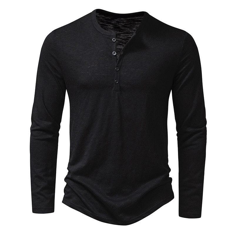 

2026 New Autumn and Winter Long-sleeved T-shirts New Autumn and Winter POLO Shirts Fashion M чорний