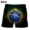 3D-Druck Brasilien Flaggenmuster Badeshorts Für Männer Sommer Mode Lässig Boardshorts Herren Outdoor Sport Fitnessstudio Schwimmhosen