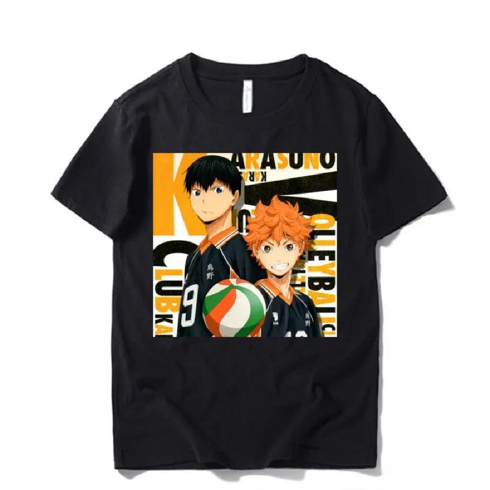 

Haikyuu!! Hinata Shoyo Printed Unisex T-Shirts 100% Cotton XXXXXL чорний