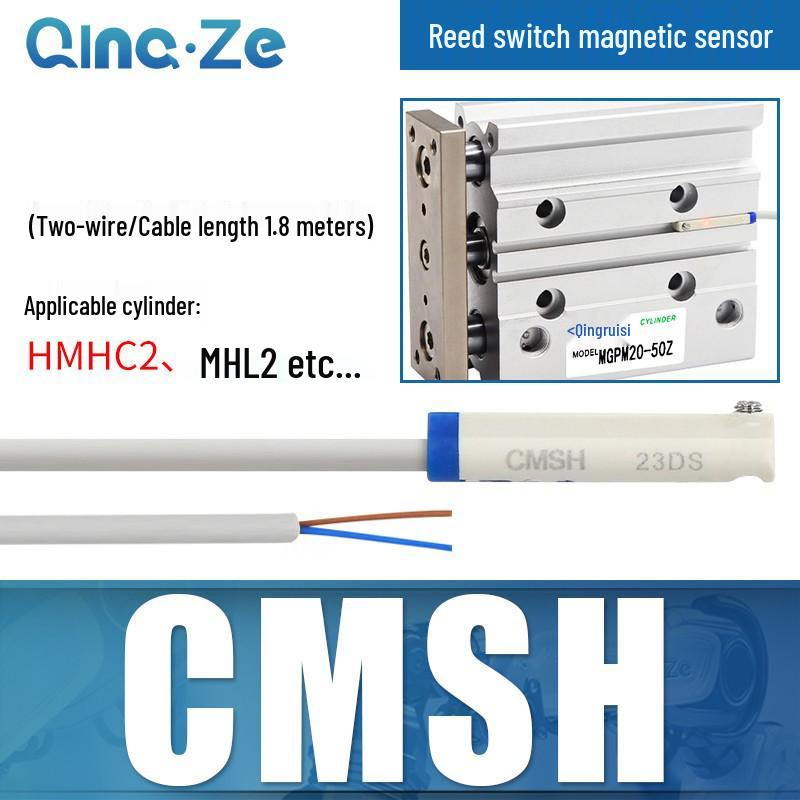 Magnetischer Zylindersensor: D-A93 Zwei-Draht & CS1-F Drei-Draht Endschalter