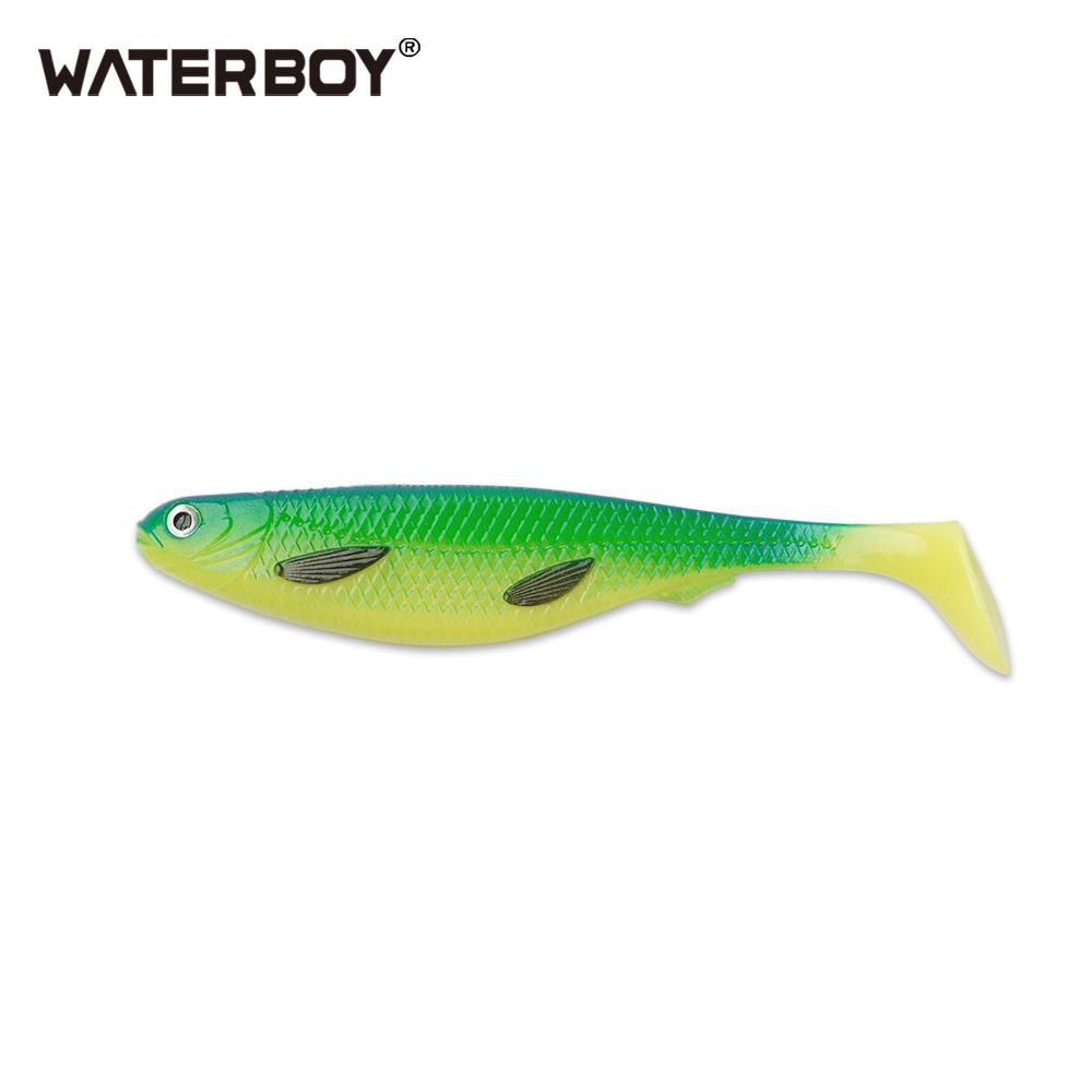 WATERBOY OEM Soft Bait Facotry 12.5cm 15cm 20cm Big Shads PVC Material T Tail Softbaits Fishing Soft Lure