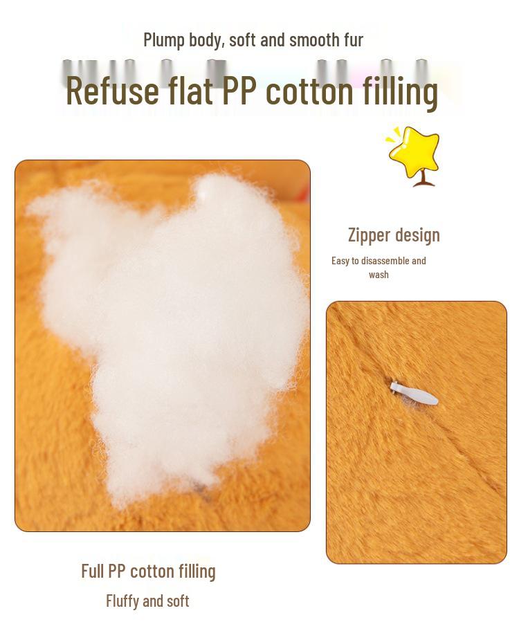 Cross-Border Big Eye Cat Long Pillow Plush Toy