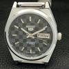 REFURBISHED SEIKO 5 AUTOMATIC MENS WATCH JAPAN MADE BLACK DIAL CUSTOM a440044-2 QV90-a440044