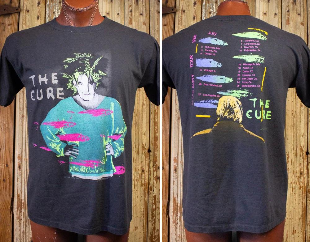 Vintage The Cure Beach Party Tour Concert T T-Shirt 1986 Black L