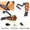 25Pcs Guitar Setup Kits Repairing Tools with String Action Ruler Luthier File Guitar Bridge Pins for Guitar Ukulele