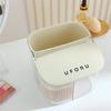 Flip-top Makeup Cotton Storage Box Creative Wall Mounted Cotton Swab Holder Household Cosmetics Open Cases Bathroom Accessories