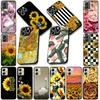 Sunflower Lotus Flower Peony Rose Casing Phone Cover for Xiaomi Redmi Note 12 11 10 Pro 10A 10C 12C 14C A4 Note12 5G Soft Case