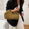 Handwoven Handbag Women's 2026 Winter New Textured Beach Vacation Handbag
