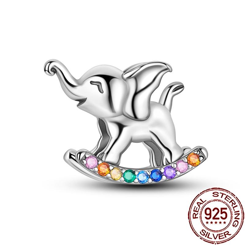 New Charms Copper Cute Animal Pets Charm Beads Fit Snake Chain Bracelet Necklace Women Diy Jewelry