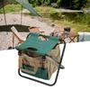 Heavy Duty Folding Stool Bag Multifunctional Gardening Folding Toolkit Stool for Gardeners