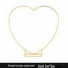 Heart-Shaped Wedding Arch Balloon Stand for Proposals and Valentine's Decor
