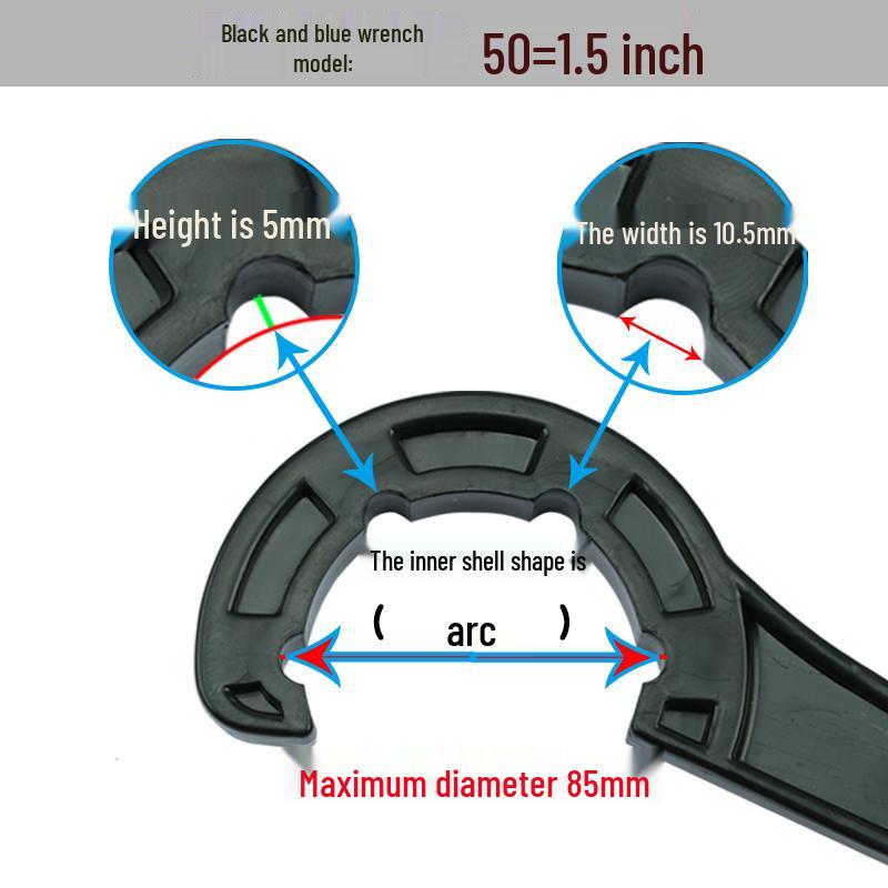 PE Quick Connect Pipe Fittings: Lock Nut Wrench, Tee, Straight, Elbow, Sizes 25-63