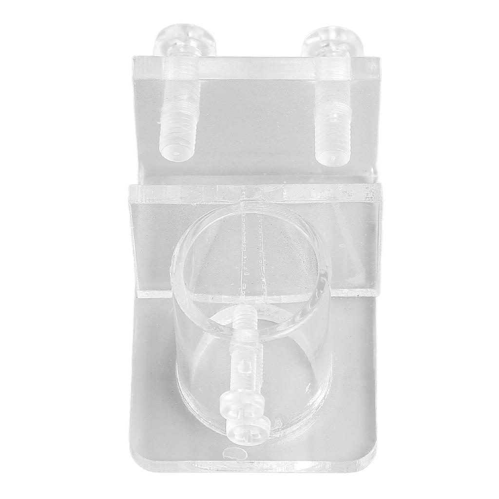 Aquarium Water Pipe Clamp Professional High Transmittance Acrylic Fish Tank Pipe Clip for Fish Tank
