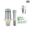 Dental Alloy Straight Composite Restorative Abutment Screw Accessories For Dentium Dental Supplies