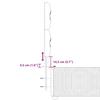 Box Spring Bed with Mattress Black 80x200 cm Fabric