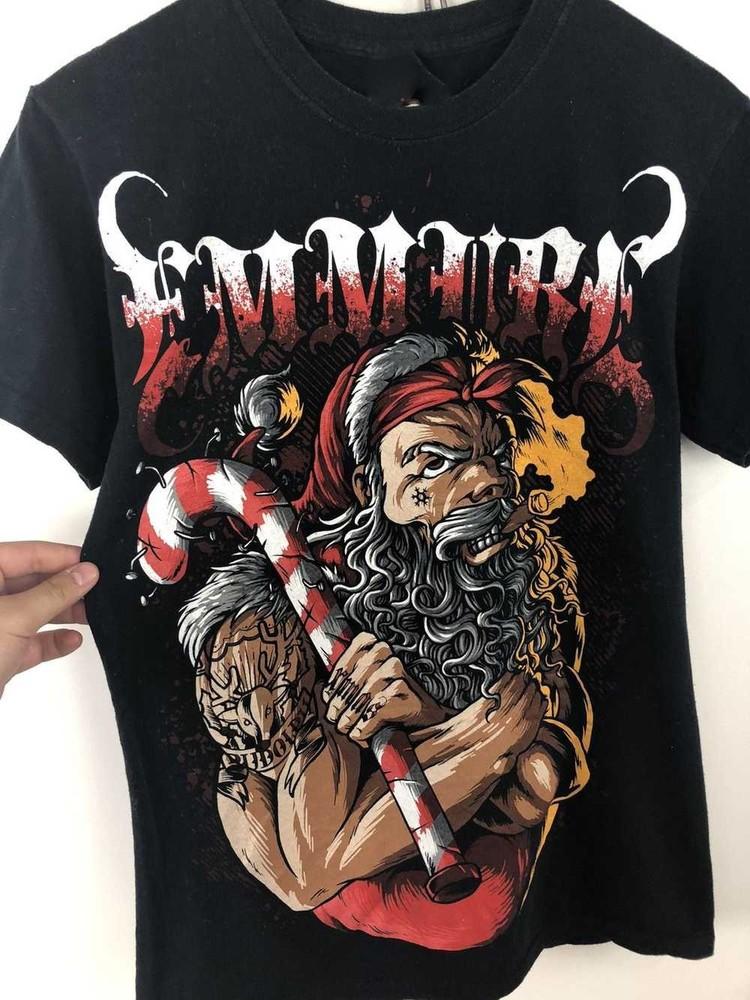 Santa Emmure Rock Unisex Cotton Classic T-shirt All Sizes BO539 Unisex T-Shirt S