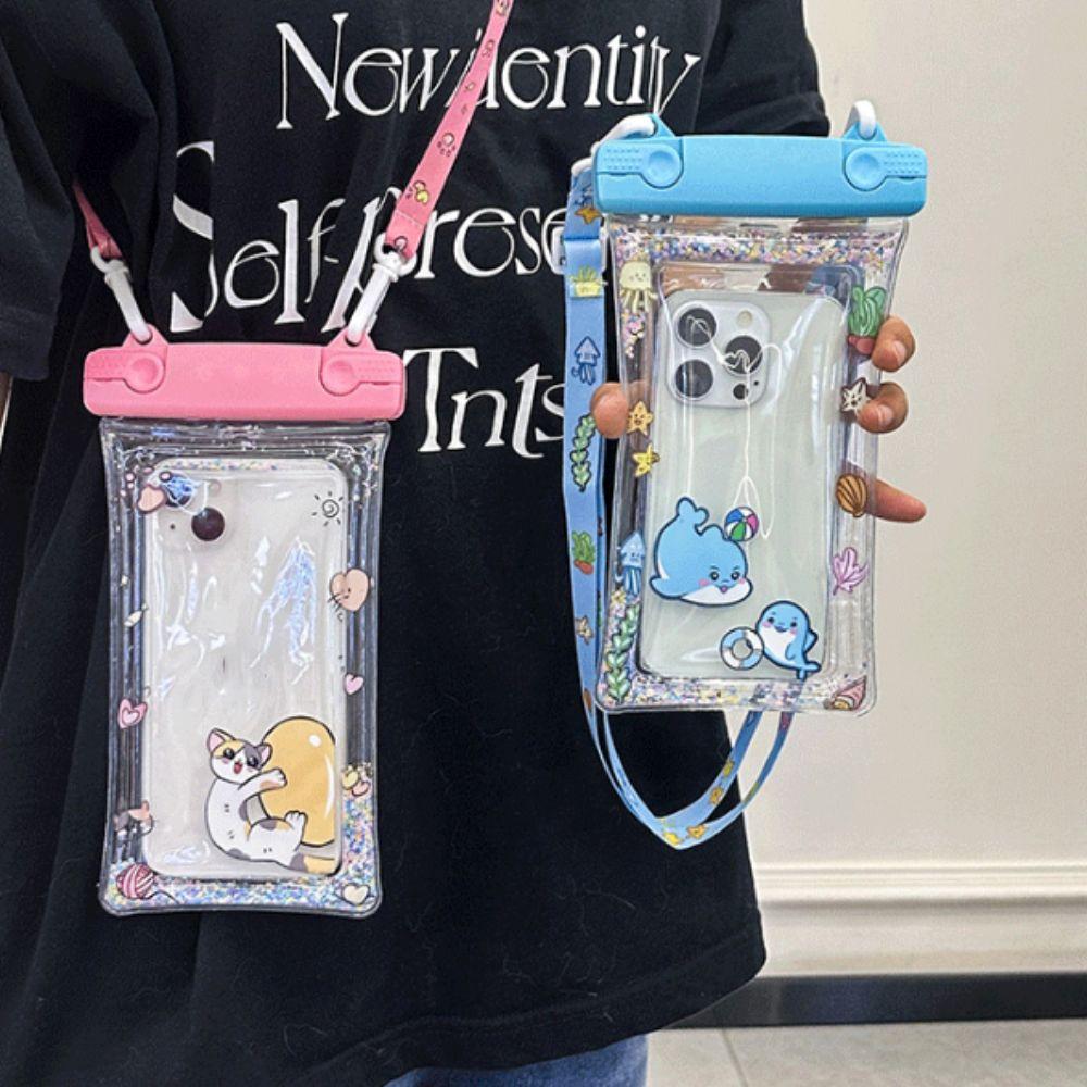 Air Bag Shockproof Waterproof Phone Case Cartoon Phone Bag New Phone Pouch Case