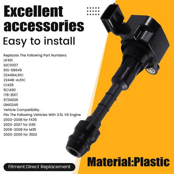 22448-AL61C 610-58649 178-8317 6734025 - Compatible with Nissan 350Z Ignition Coil