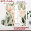 Set Of 2 Flat Printing Curtains Without Rod Floral Spring Design Holiday April Fools Is Day Printed Semi Curtain With Light Filtering Polyester