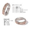 Silver Ring Hawaiian Jewelry Ring Flower Leaf Motif Openwork Silver Ring Cute Stylish [Jeulia] Women's (Rose Gold, 16)