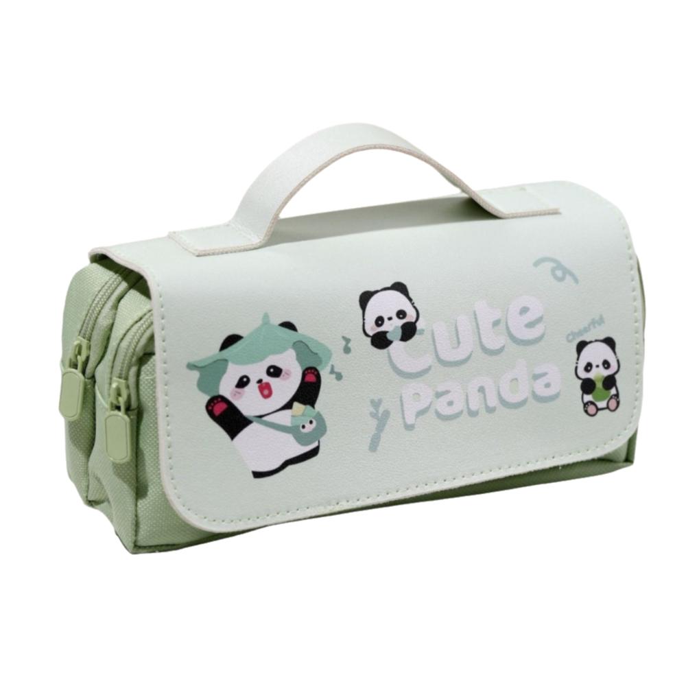 Piggy Rabbit Stationery Bag Large Capacity Cartoon Panda Pencil Case  Students Office