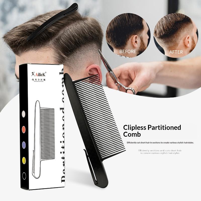 1 Pcs Salon Hair Clips Comb Wide Teeth Hairdressing Cutting Dying Hair Layering Clip Styling Clips Professional Barber Shop