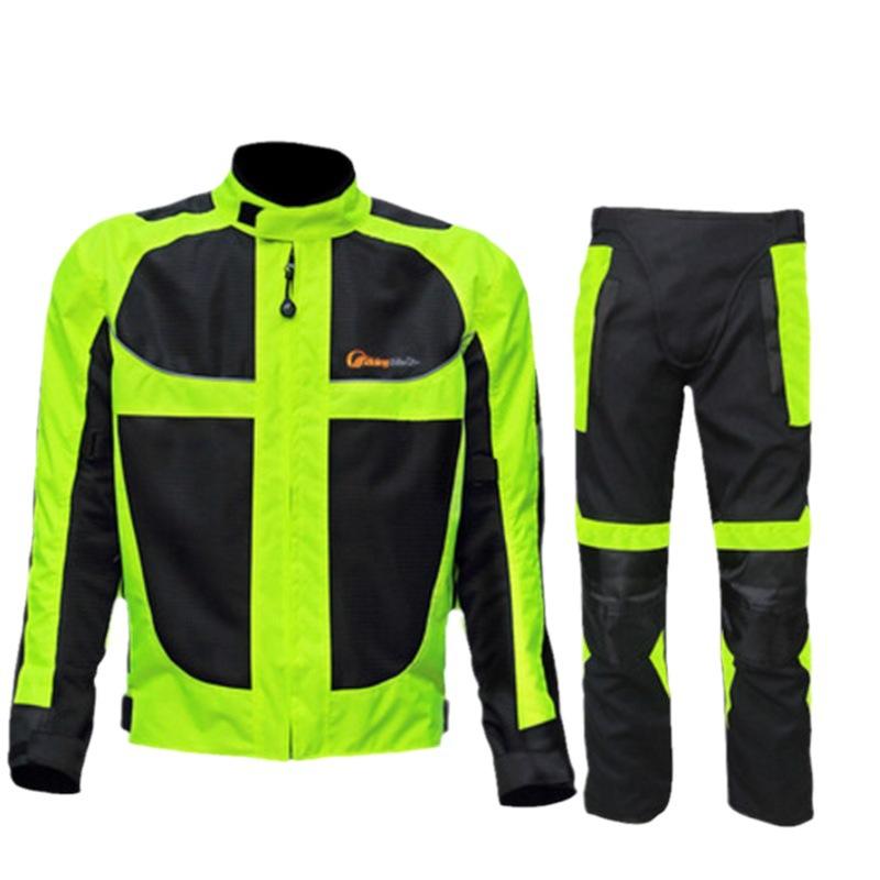 Motorcycle Riding Suit Set Men's Off-road Racing Clothes Anti Fall Warm