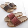 Uerkang new home cool slippers, home indoor non-slip linen slippers men's and women's slippers direct sales