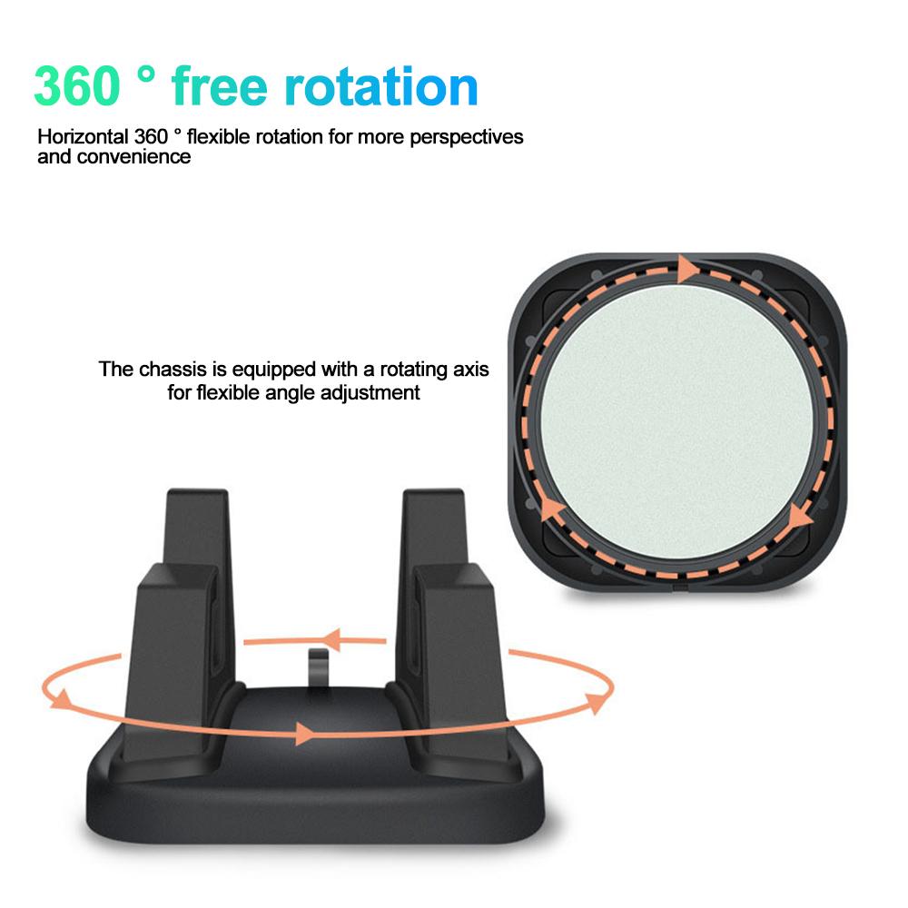 Araç telefonu tutucu 360 Derece Döndür Cep telefon standı Araba Dashboard kaymaz Mat Dağı telefon tutucu Akıllı Telefonlar için Araba Aksesuarları