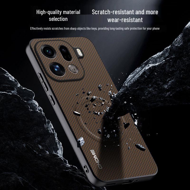 OPPO Find X9/Reno 15/14 Magnetic Drop-Proof Phone Case with New Mark Pattern
