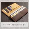 [Abies] Japanese-Made Tochigi Leather Long Wallet Green H 9cm x W 18.8cm x D 2.5cm