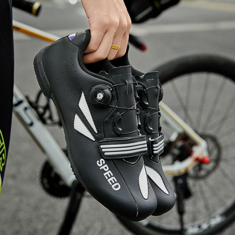 Mens Cycling Shoes Road Mountain Bike Flat Pedal Breathable Stiff Sole Unisex