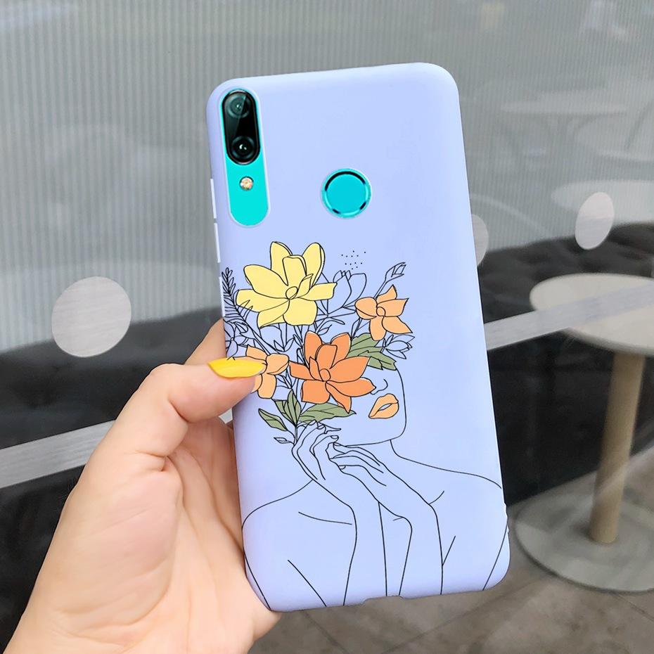 Lovely Silicone Case For Huawei P Smart 2019 Case Huawei PSmart 2019 Soft Back Cover Funda Bumper POT-LX1 POT-LX3 Phone Case
