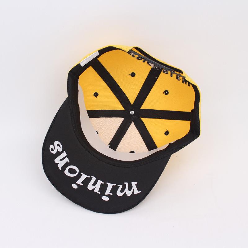 Minioned Baseball Cap Anime Kids Adult Funny Travel Hip Hop Sun Visors Kawaii Hats Boys Girls Cartoon Embroidered Hat Kids Gift