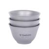 TOMSHOO Pure Titanium Tea Set Cover Bowl Single Fairway Cup Tea Cup Set Double Layer Anti-Scald