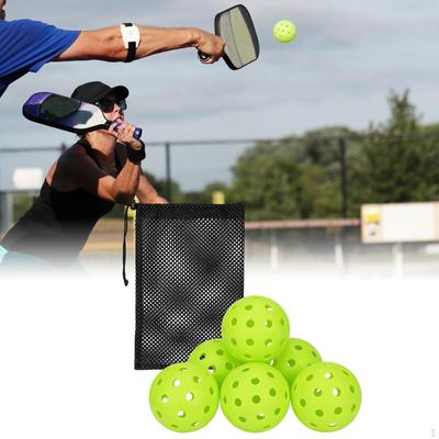 6 palline da pickleball, accessori per l'allenamento, palline da pickleball da competizione professionali,