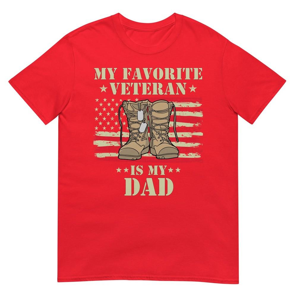Father Veterans Day My Favorite Veteran Is My Dad Proud Kids Tshirt S