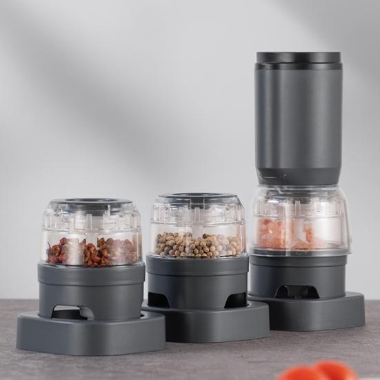 Electric Salt And Pepper Grinder Rechargeable Adjustable Spice Grinder Automatic Pepper Mill Kitchen Housewarming Gift