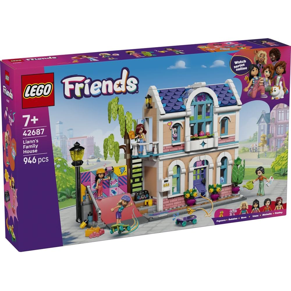 LEGO Friends Lian's House Building Toy for Kids Age 7-9, Creative Playset for Boys and Girls, Interior Decor Block Set