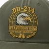 Veteran Dd214 Embroidered Baseball Cap For Men, Military Inspired Hat, Adjustable Cotton Dad Hat, Veteran Gift For Men