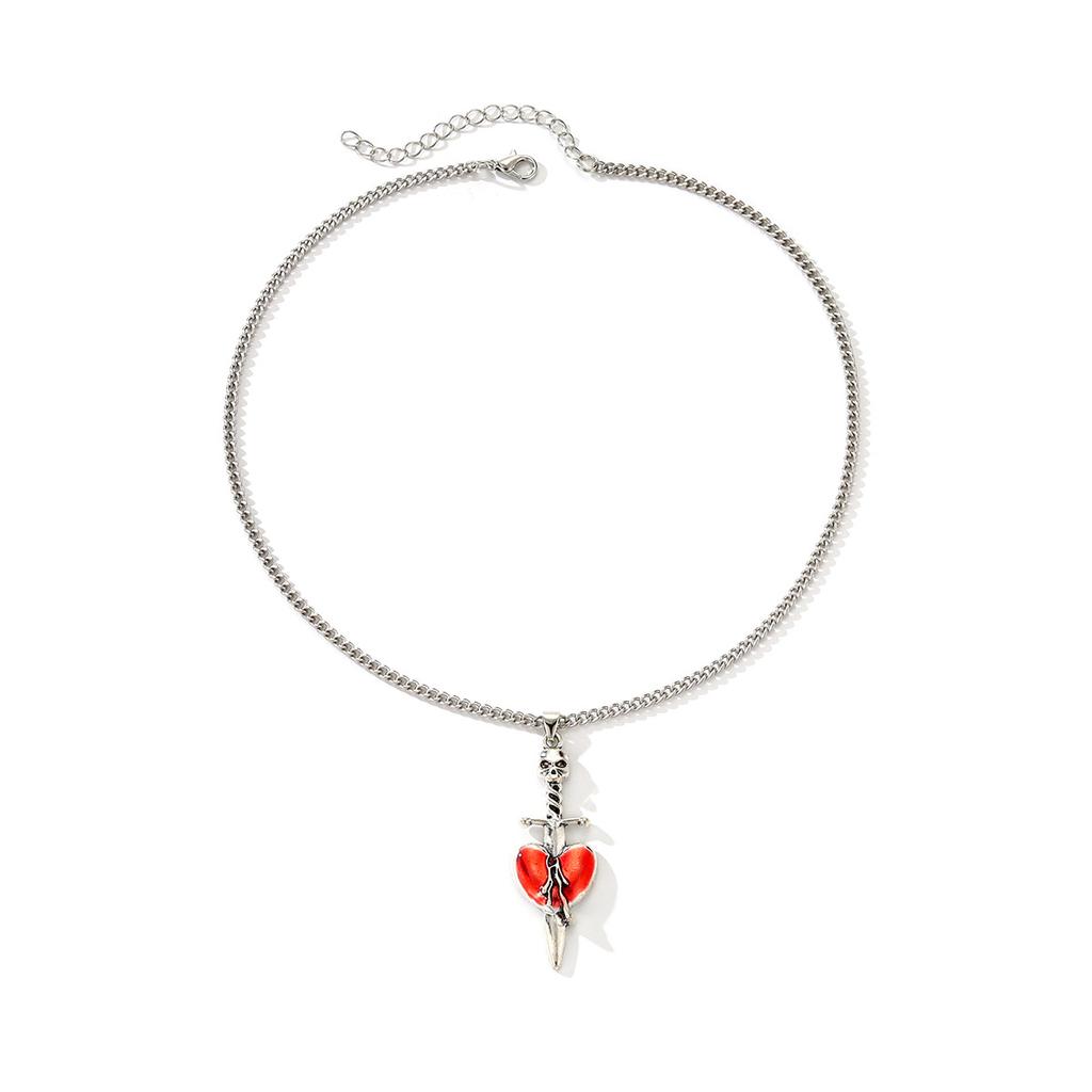 European Halloween Gothic Dark Necklace, Hip Hop Versatile Clavicle Choker