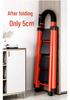 Folding Carbon Steel A-Frame Telescopic Step Ladder - Multifunctional Indoor Use