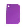 6PCS Cake Scraper Smoother Trapezoidal Semicircle Arc Triangular Sawtooth Cream Scraper Cake Making Tool Set Purple