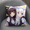 Anime Nekopara Pillow Anime Pillow Sofa Bed Head Pillow Cover Cushion Cover Fashion