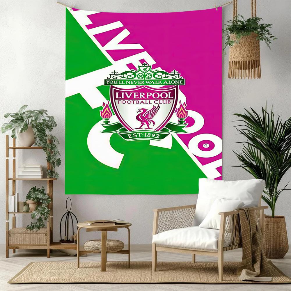 Liverpool Football Club Wall Decor Tapestry Art For Pet Memorial Birthdaywedding Party Backdrop Family Gift