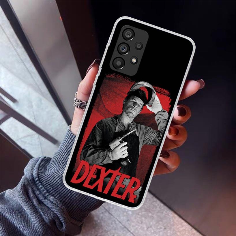 TV Show Dexter Morgan Phone Case For Samsung Galaxy A52 A51 A50S A32 A22 A12 A02S A72 A71 A31 A70 A30S Note 20 Ultra 10 Plus S10